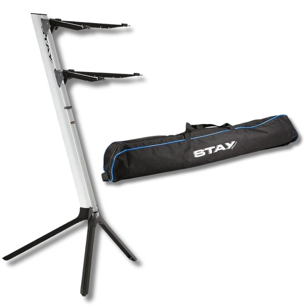 Suporte Teclado 2 Níveis Intruder Aluminio Prata Bag Stay