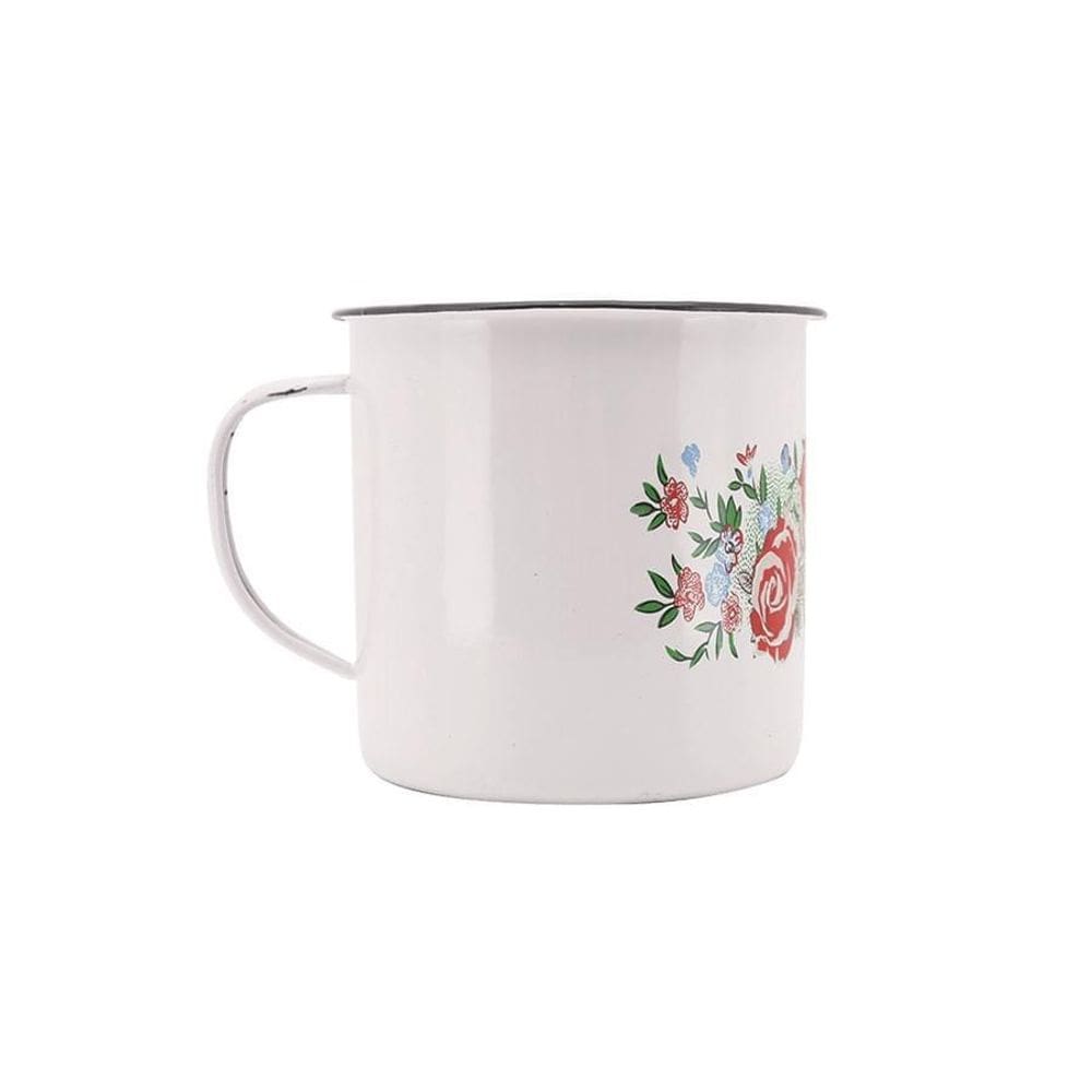 Caneca Esmaltada Estampada 10Cm