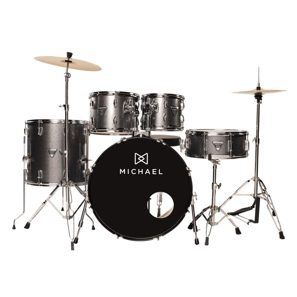 Bateria Acustica Michael 22 Trinity Dmt222Gy Dark Gray