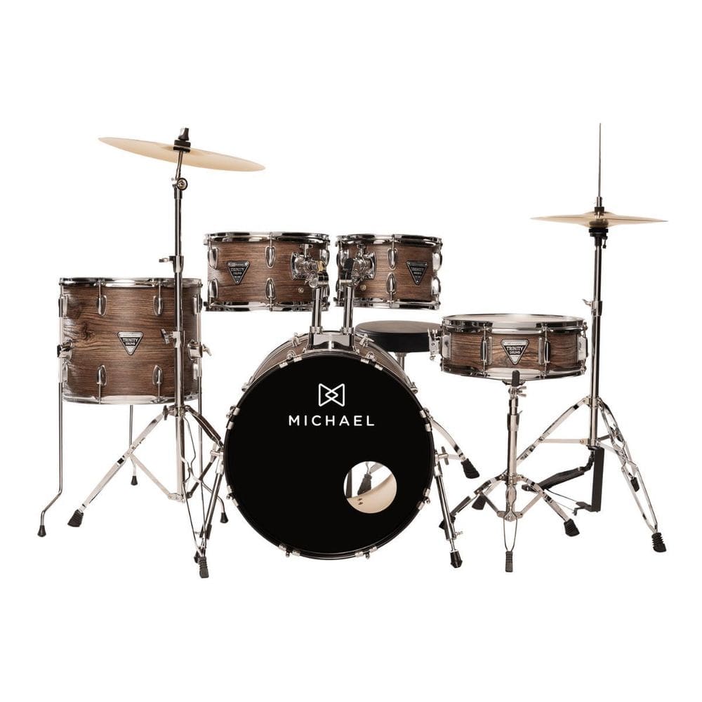 Bateria Acustica Michael 18 Trinity Dmt318Mdk Matte Oaky
