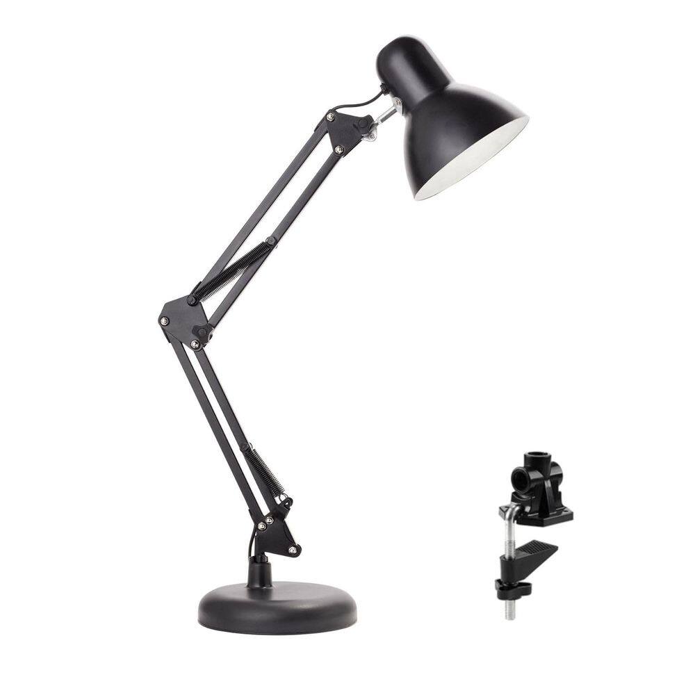 Lâmpada Newhouse Lighting 61 cm Wright Black Metal Swing Arm