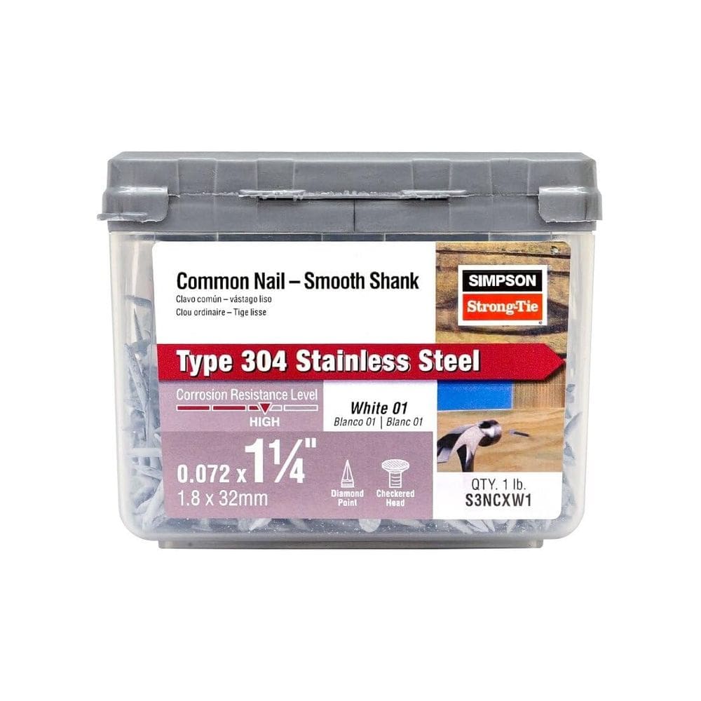 Guarnição de unhas Simpson Strong-Tie 3,2 cm em aço inoxidável 304