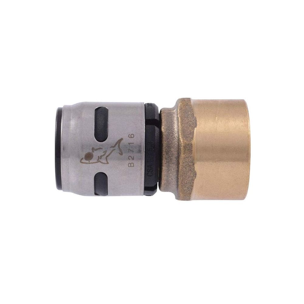 Encaixe de tubulação de mangueira SharkBite Evopex FM Adapt 1” Push FNPT