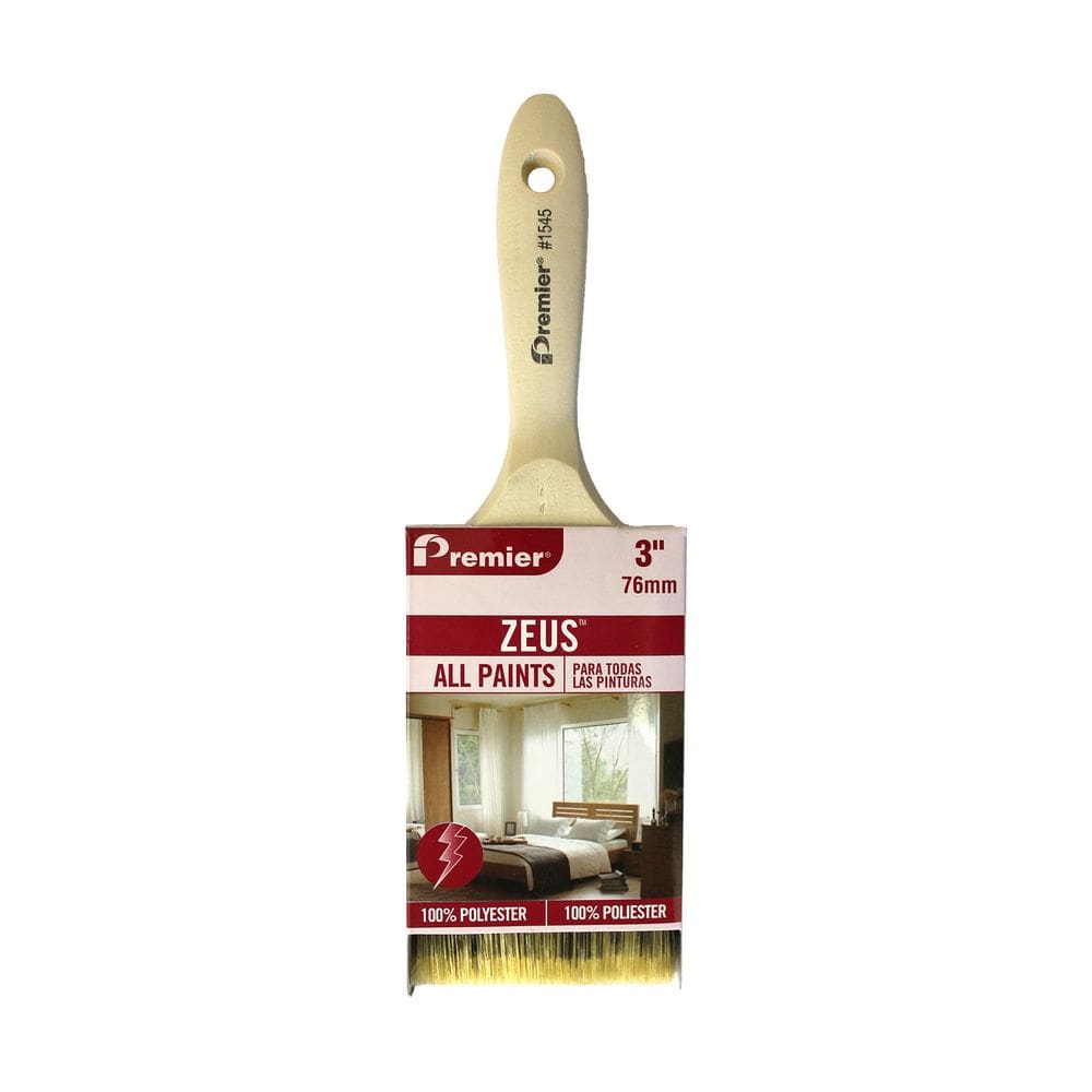 Pincel Premier Paint Roller Zeus 3” de verniz plano de poliéster