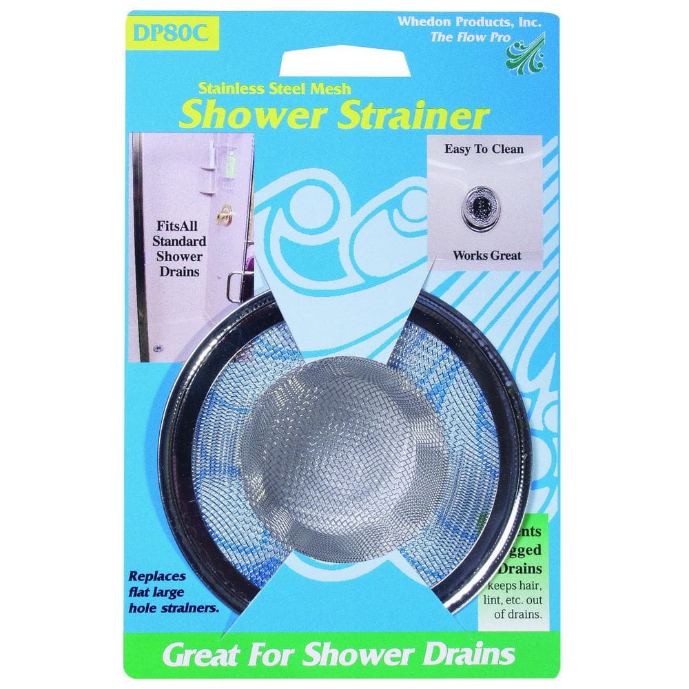 Filtro de chuveiro Whedon DP80C em malha de aço inoxidável