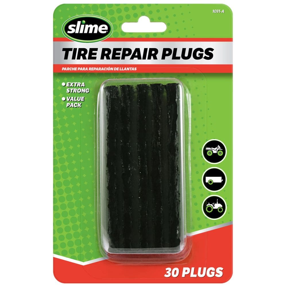 Plugues de reparo de pneus Slime 1031-A Heavy Duty, pacote com 30