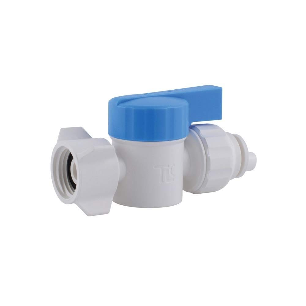 Válvula SharkBite Straight Stop Válvula 1/2” Push White