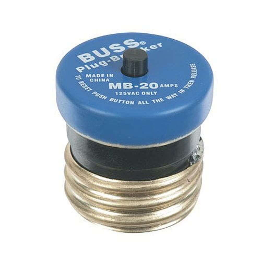 Disjuntor Bussmann BP/MB-20 20A Edison Base 125V
