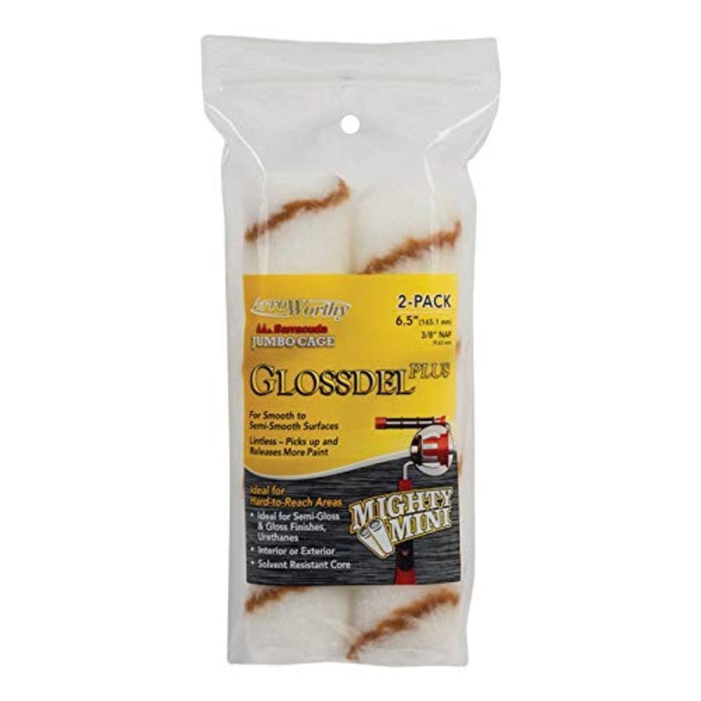 Tampa de rolo de pintura Linzer 6,5” x 0,95 cm, pacote Jumbo 2