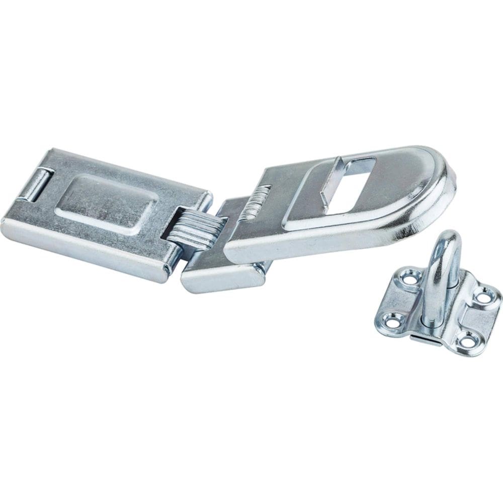 Hasp de segurança com dobradiça dupla National Hardware 19,5 cm de aço