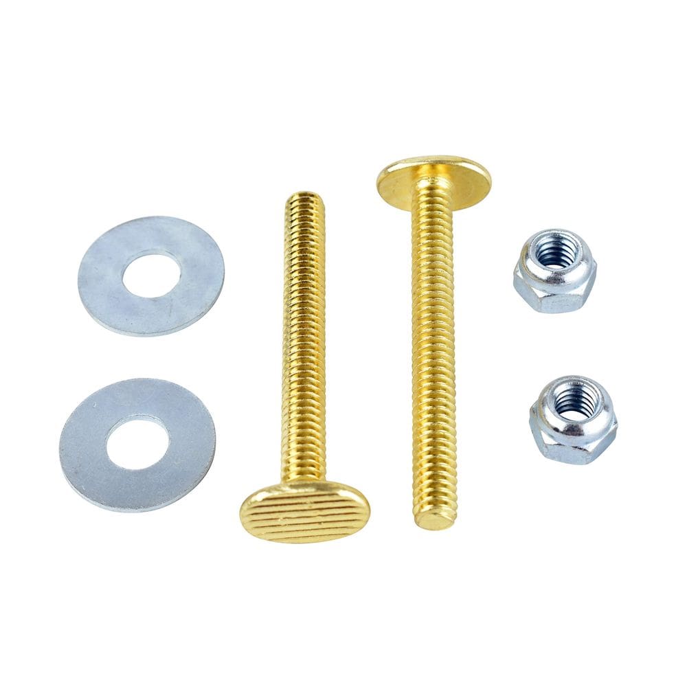 Set de Pernos para Inodoro Plumb Pak PP835-16 de Latón 1/4-20x5.7 cm