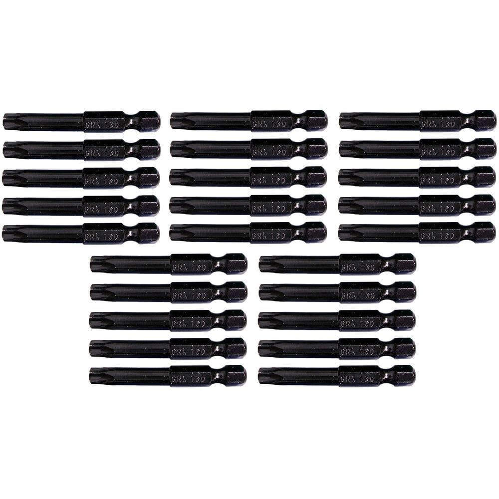 Driver Bits GRK 86451 T30, 5 cm, preto, pacote com 25
