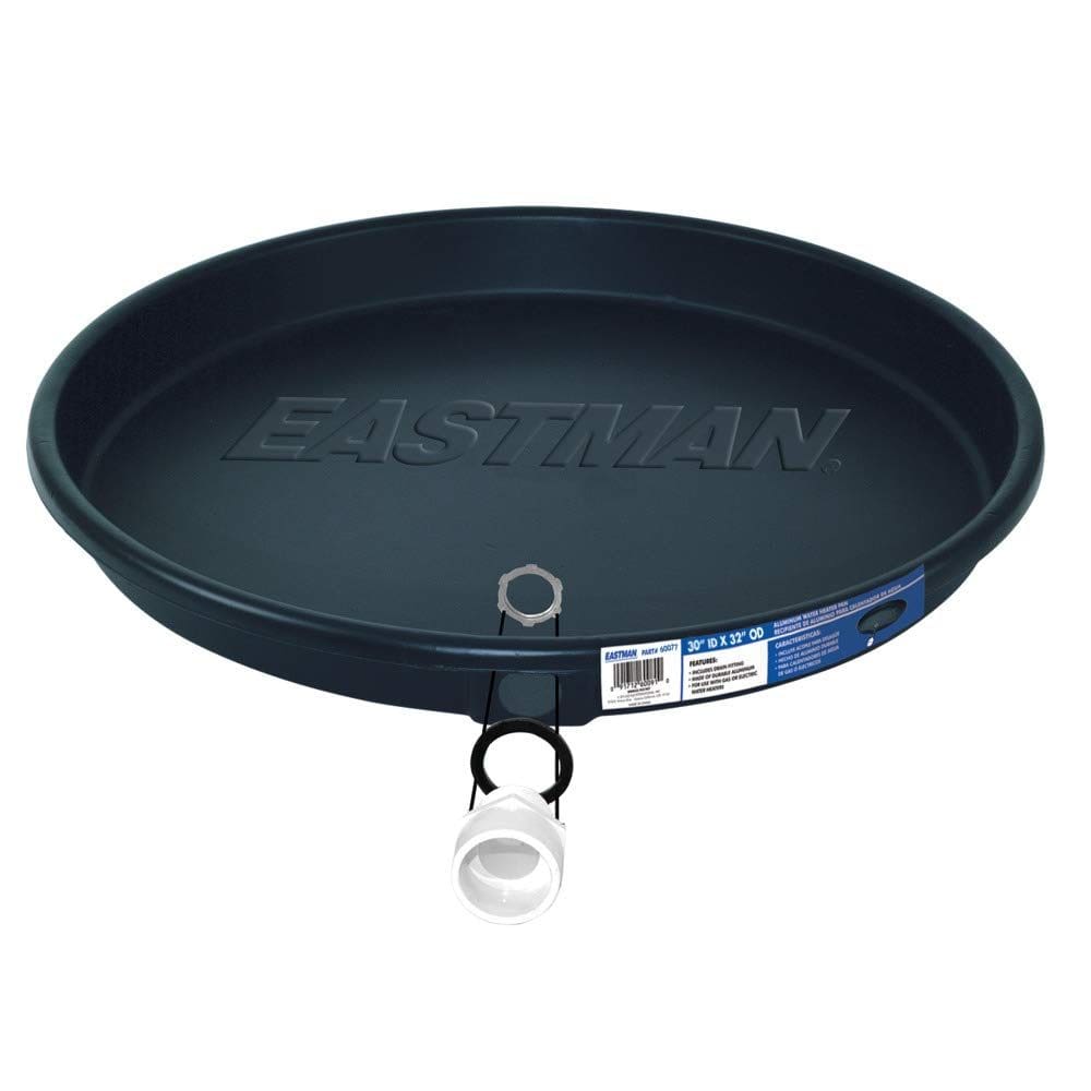 Panela de drenagem do aquecedor de água Eastman 30 cm ID x 32 cm OD com acessórios de PVC