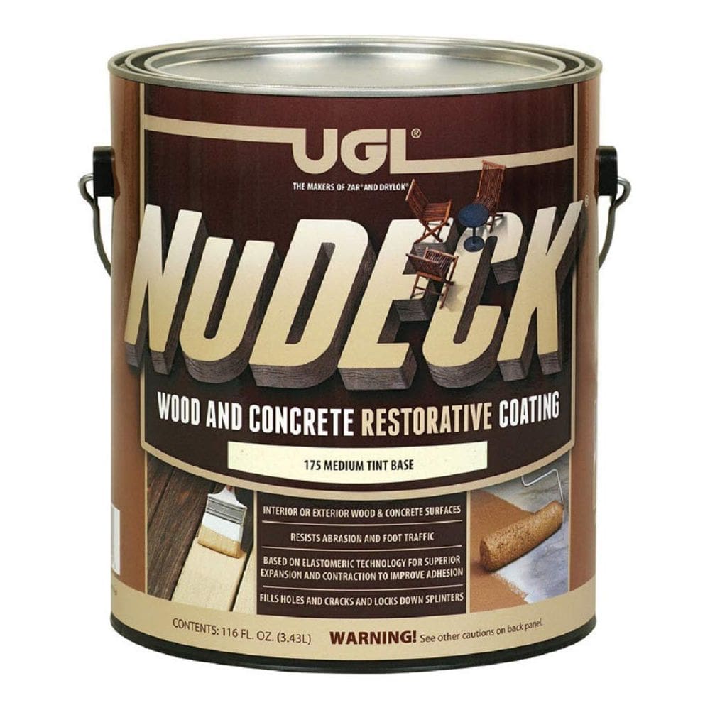 Revestimento de madeira e concreto UGL NuDeck Medium Base 3.8L