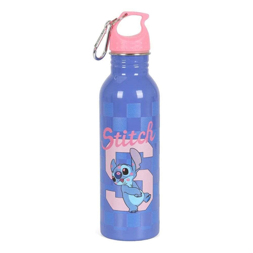 Garrafinha Stitch 750ml Luxcel Uso Escolar Diário Menina