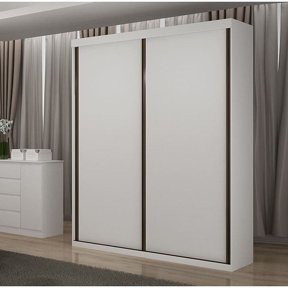 Guarda Roupa Solteiro 2 Portas 3 Gav - Búzios-Neve - Star