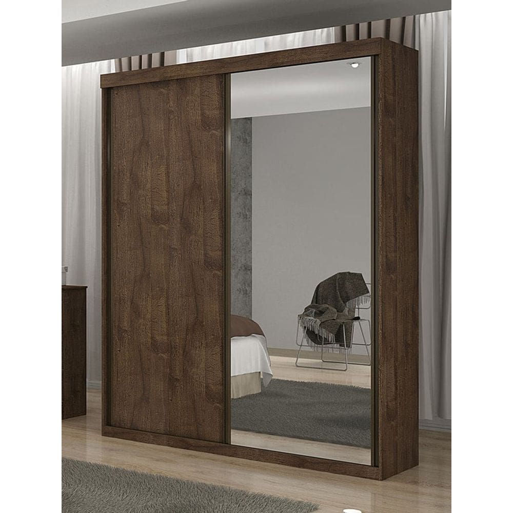 Guarda Roupa Solteiro 2 Portas 3 Gav Búzios-Canion Star