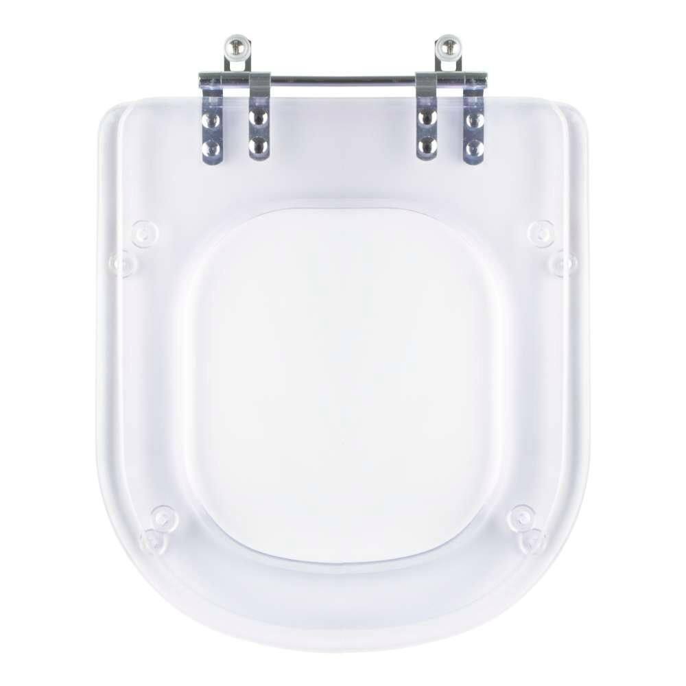 Tampa de Vaso Acrilico Transparente Loren Like para bacia Lorenzetti 6lpf