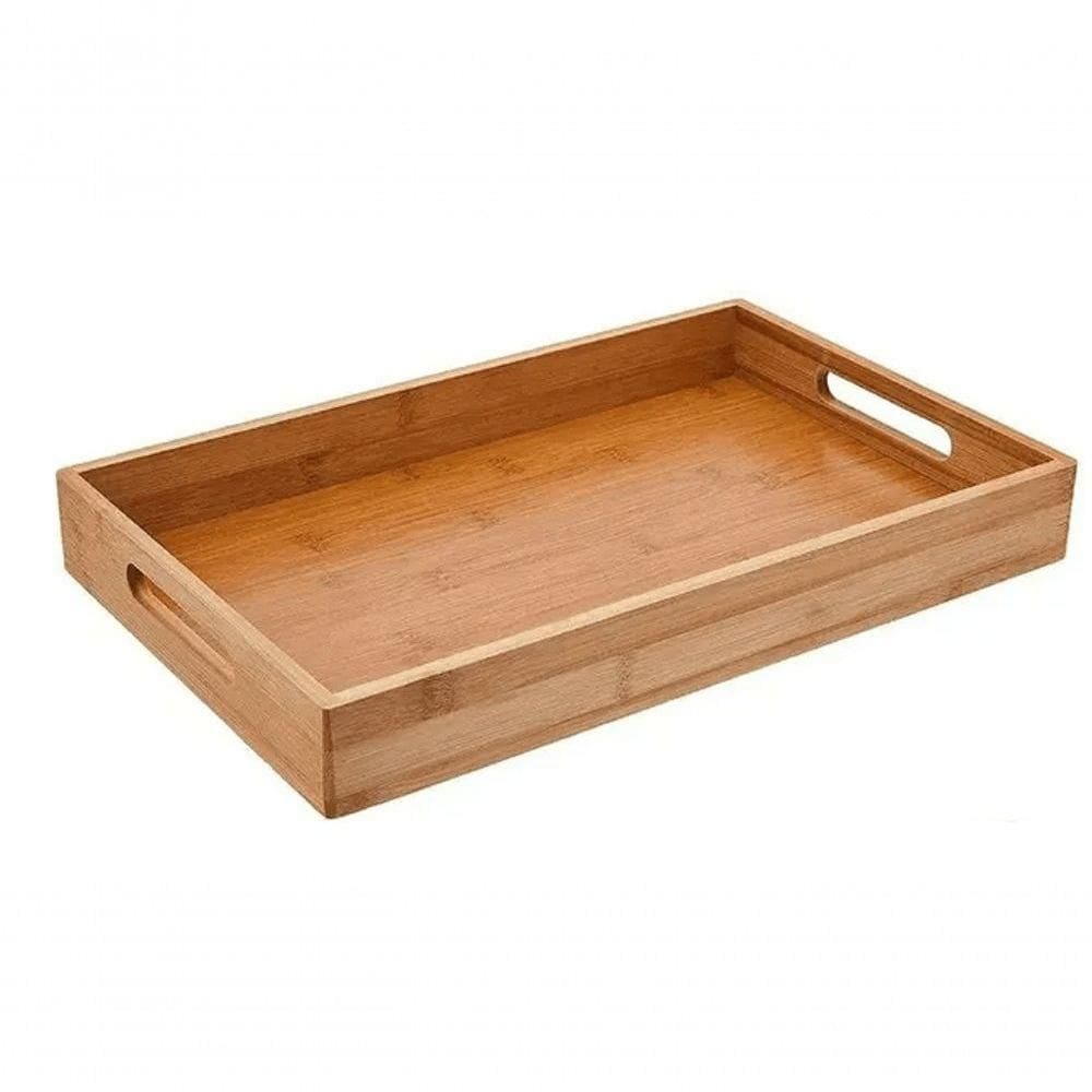 Bandeja Retangular Ecokitchen Bambu 40 Cm - Mimo Style - Bm1315