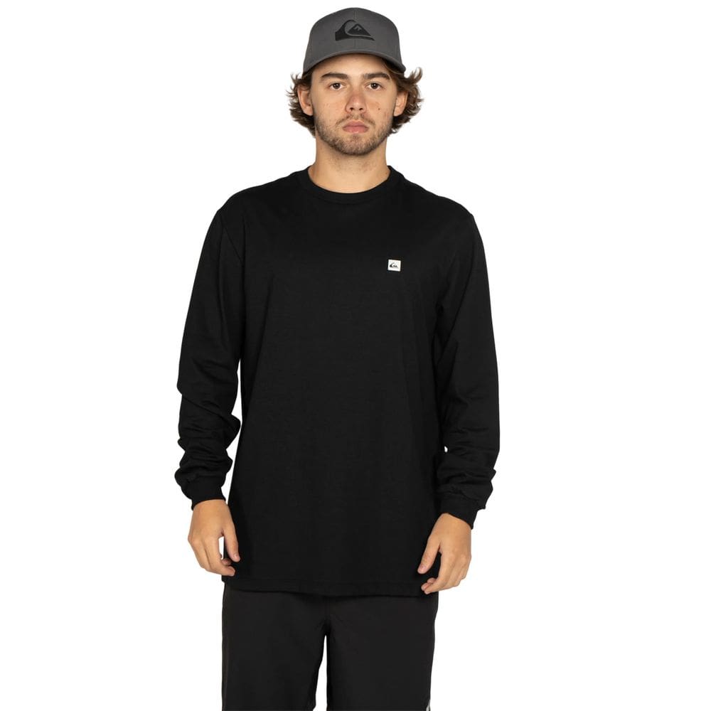 Camiseta Quiksilver Manga Longa Masculina Transfer Square