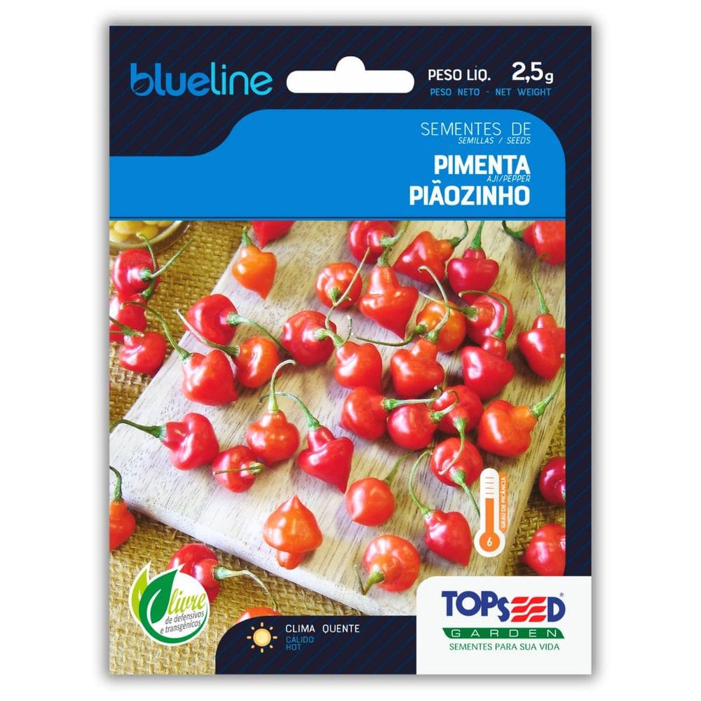 Semente de Pimenta Piãozinho Blueline TOPSEED
