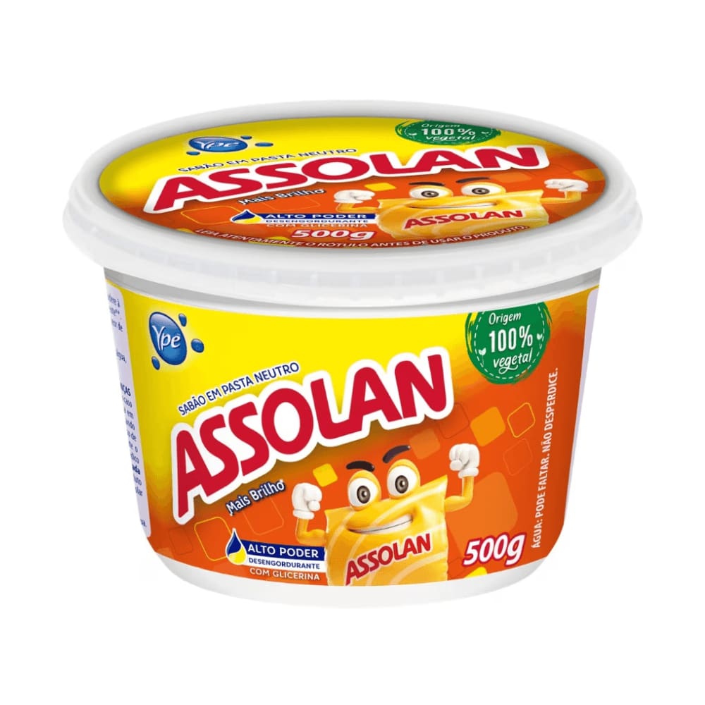 Sabão em Pasta Neutro Assolan 500g