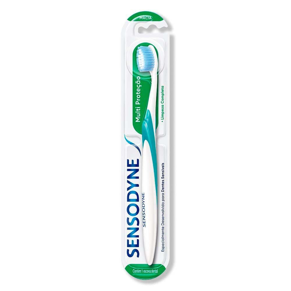 Escova Dental Sensodyne Multi Proteção Macia Cores com 1 Unidade