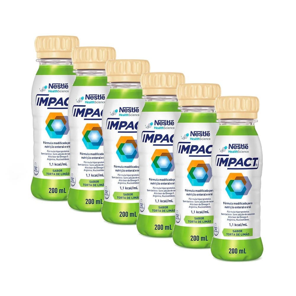 Kit 6 Impact Torta de Limão 200ml