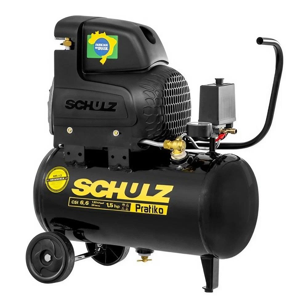 Compressor de Ar Schulz CSI 6.6 Pratiko 20 Litros 120 Libras 1.5 cv 220v