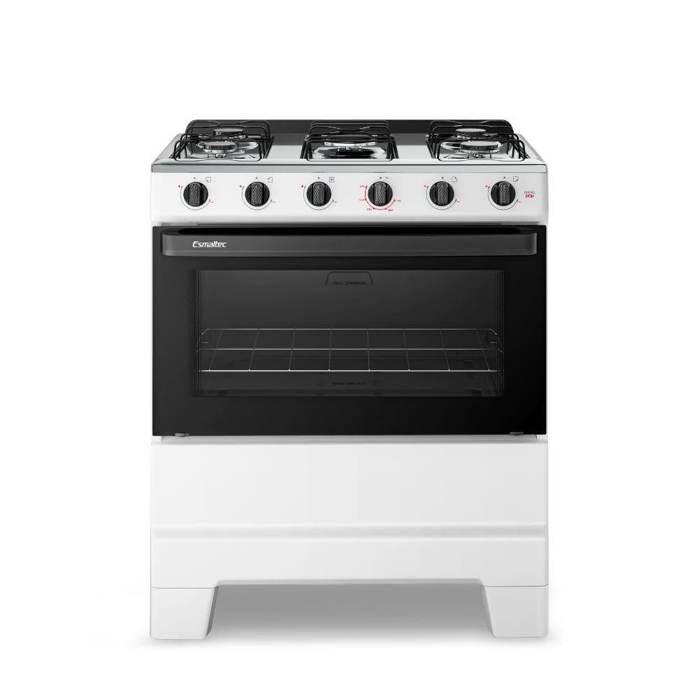 Fogao Ideal Pop 5 Bocas com Design Moderno e Alta Performance Esmaltec