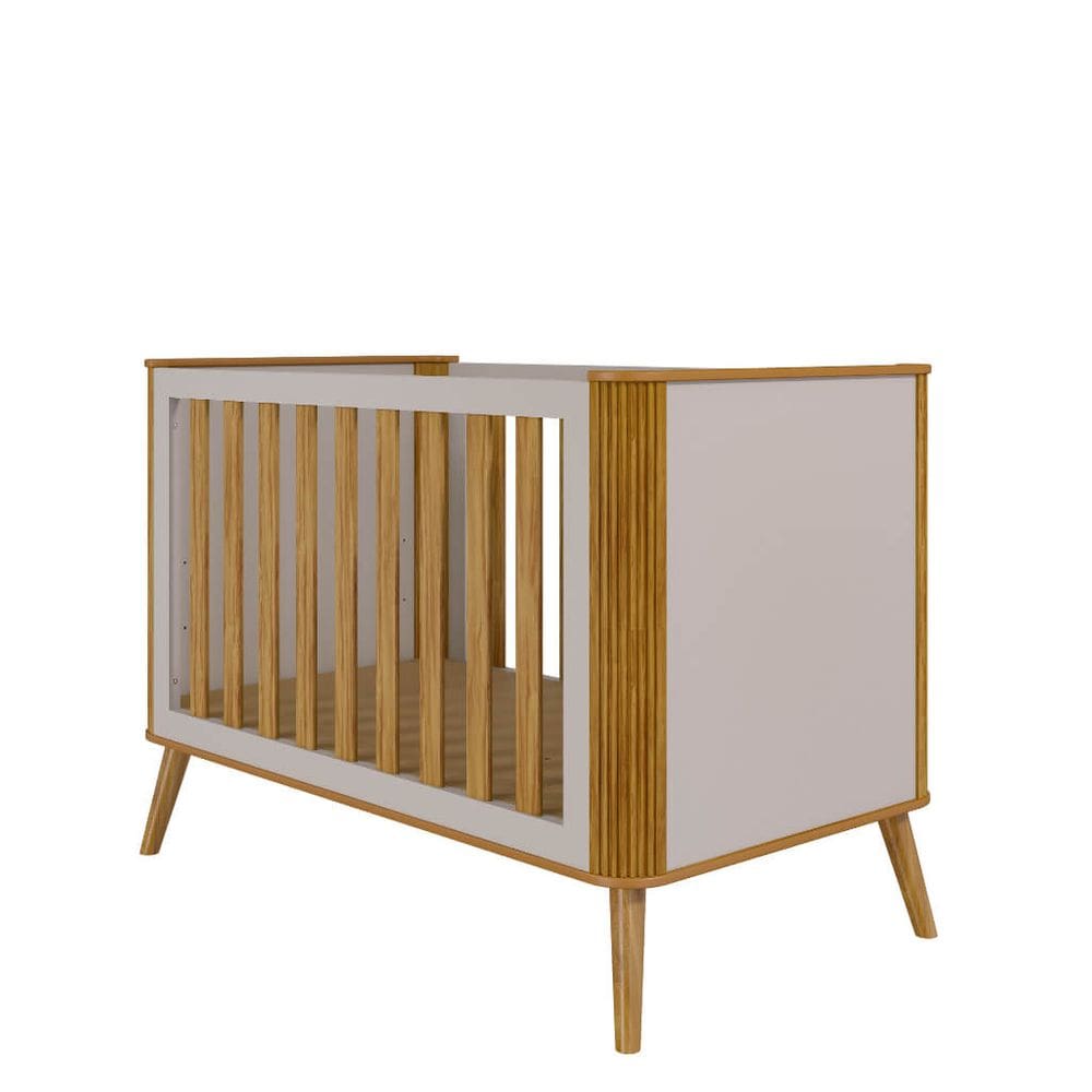 Berço Moveis Peroba Théo Retro 3x1 Americano MDF