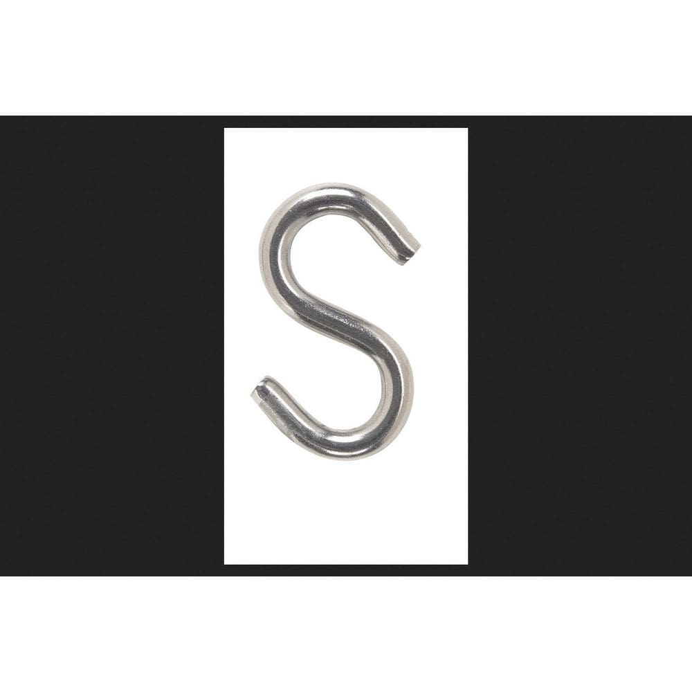 Gancho de armazenamento Hampton Small Steel S-Hook 6,4 cm 113 kg