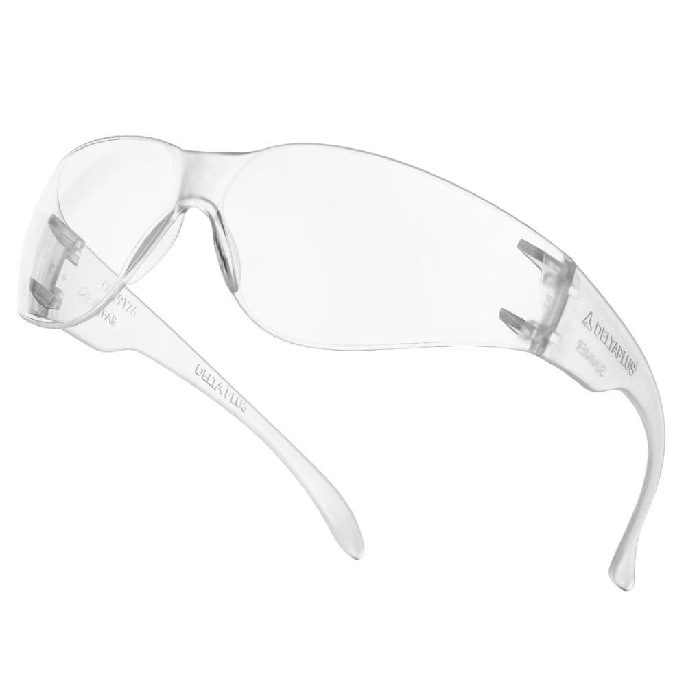 Kit 50 Óculos de Segurança Proteção UV Alto Impacto Incolor/Fumê Summer Delta Plus
