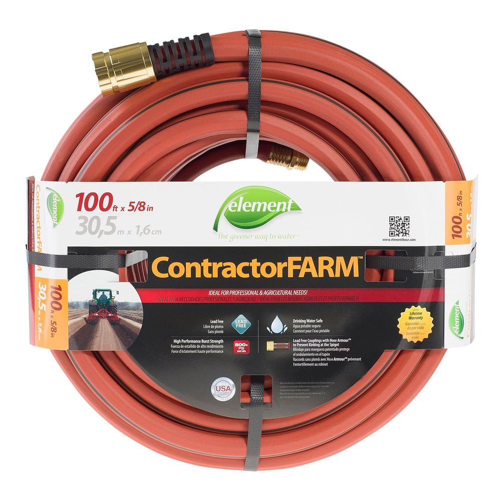 Mangueira de rega Element ContractorFarm 30m 5/8” 400+ PSI Red