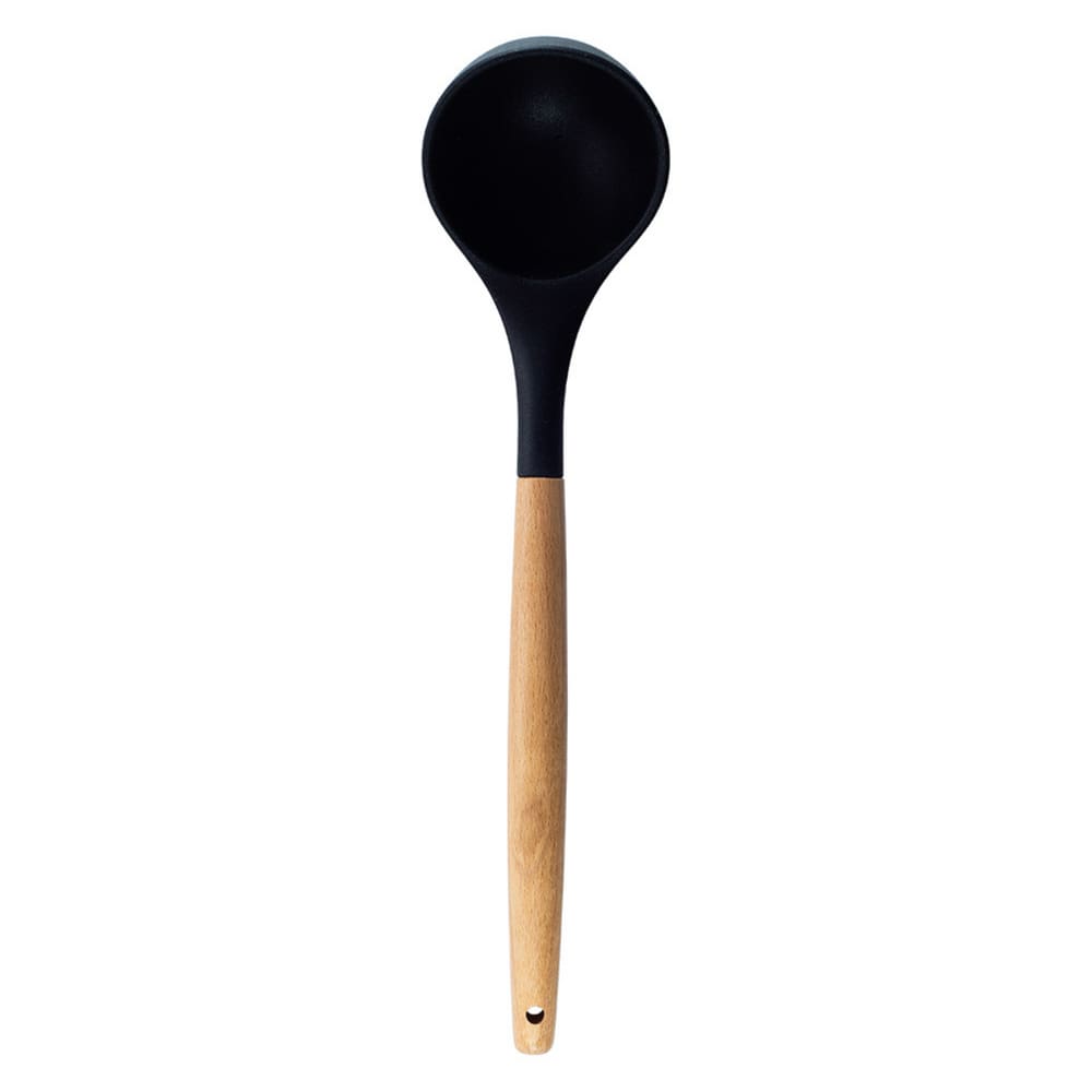 COZ00485-Concha de Silicone com Cabo de Madeira Oikos