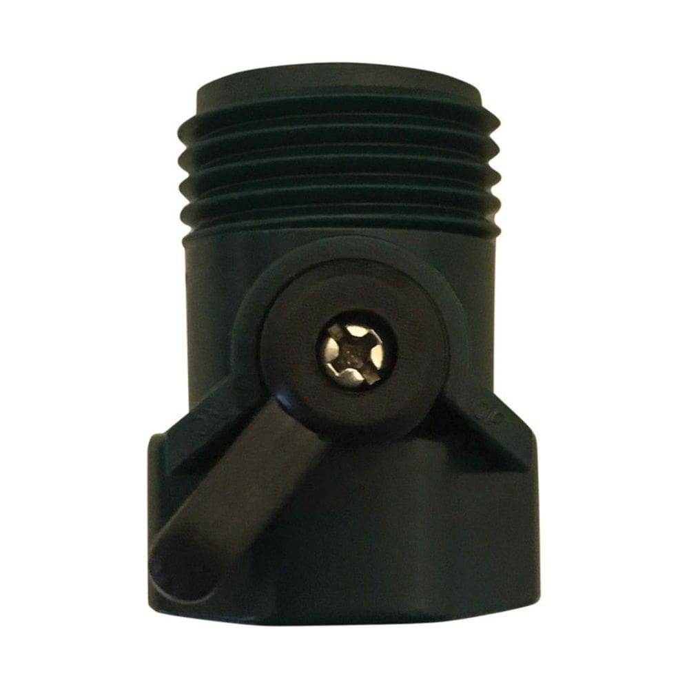 Válvula de corte de mangueira Rugg Plastic 3/4 polegadas rosqueada macho