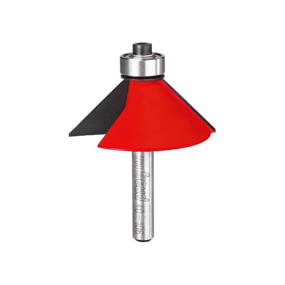 Broca de roteador com chanfro Diablo DR40106 4,4 cm 6,35 mm, ângulo de 45°