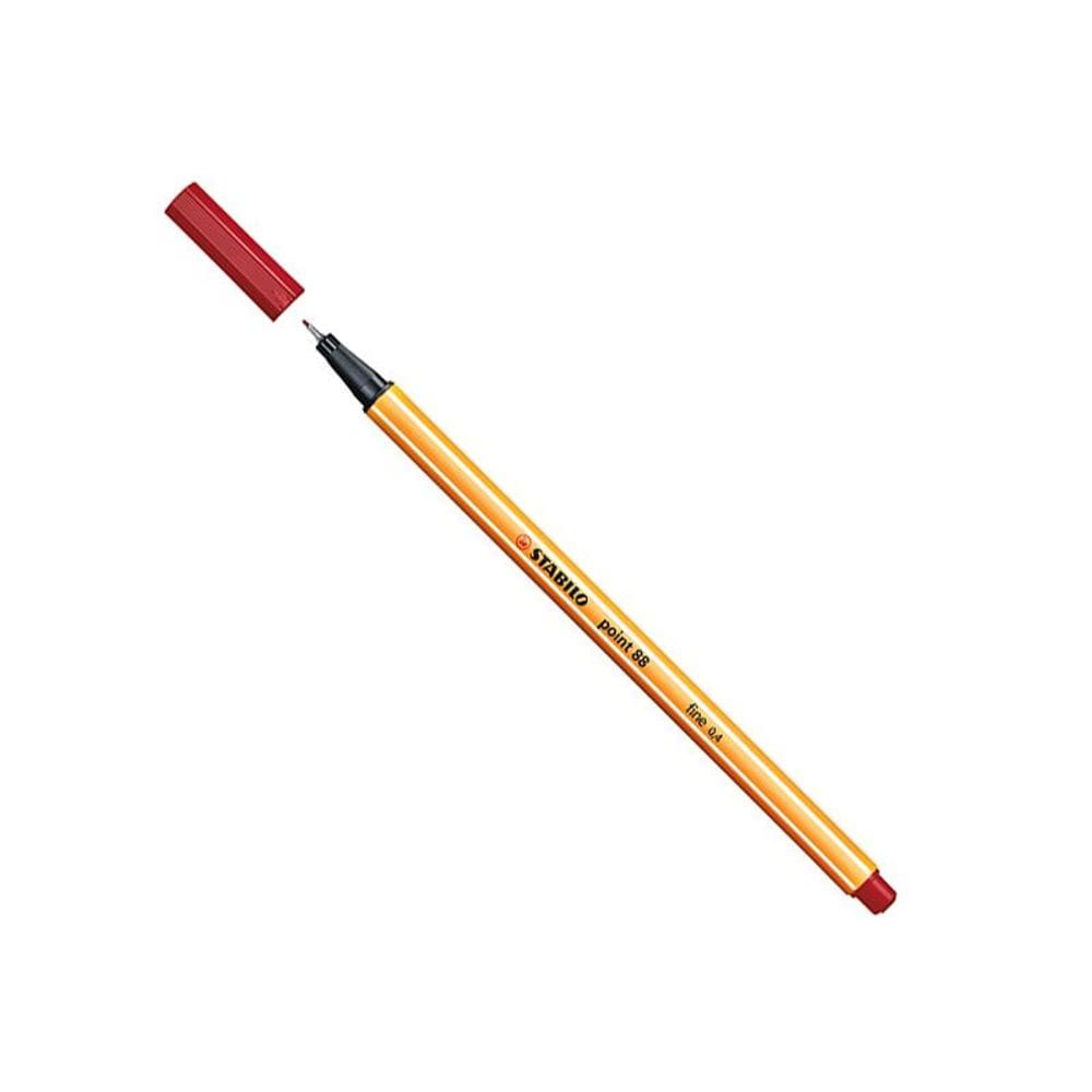Caneta hidrográfica Fine Point 88/40 - Vermelha - Stabilo