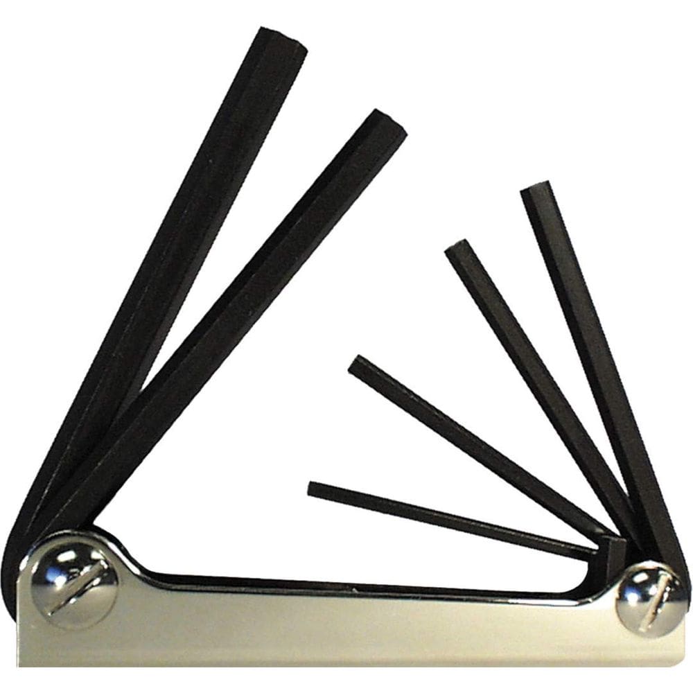 Conjunto de chaves hexagonais Eklind, 6 peças, 3-10 mm, preto M1