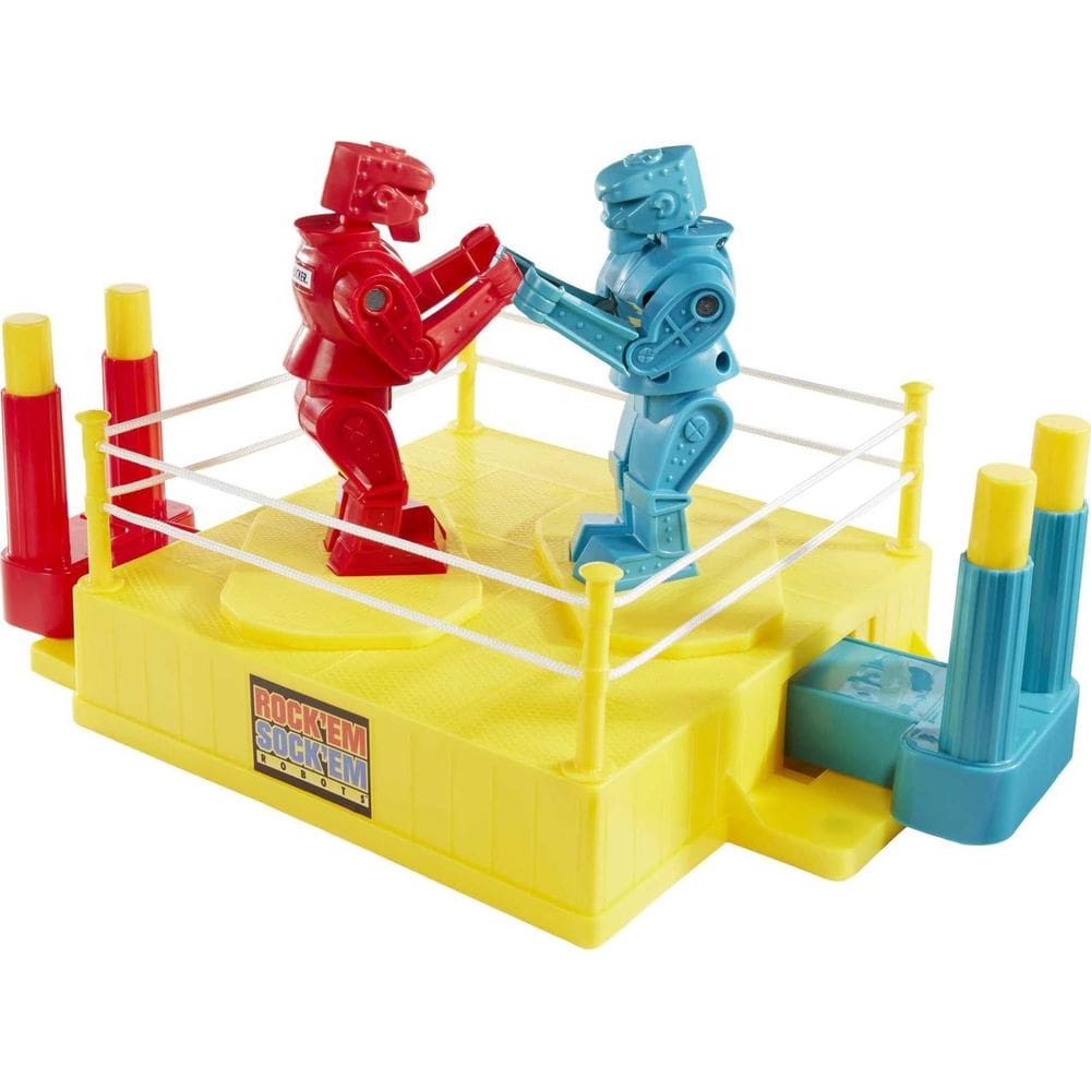 Brinquedo de boxe Rock `Em Sock Em Robots da Mattel Games
