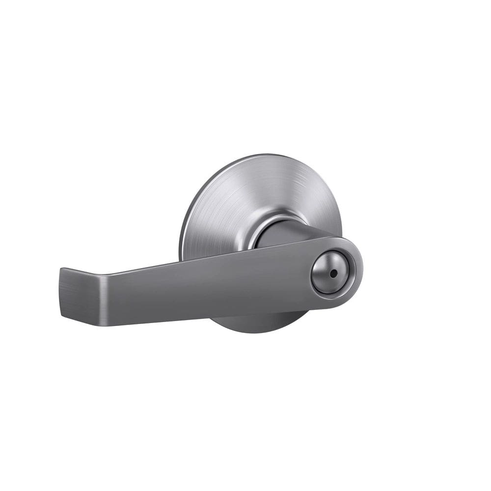 Alavanca de porta Schlage F40 CSV ELA 626 Fechadura de privacidade cromada acetinada