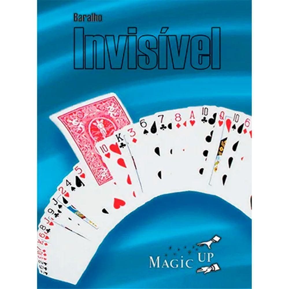 Mágica Baralho Invisível Modelo Copag Q Cor Azul