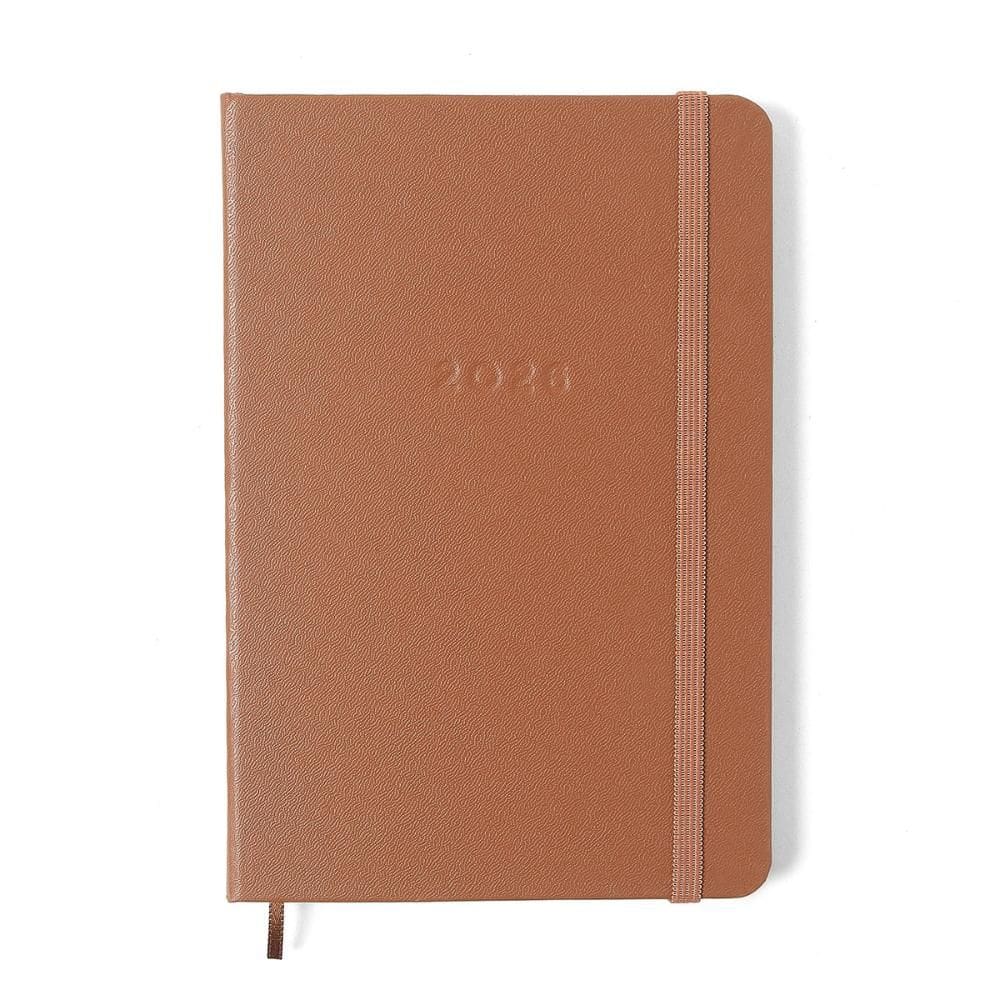 Agenda anotações semanal 14x21 Clássica Caramelo 2026 Cicero