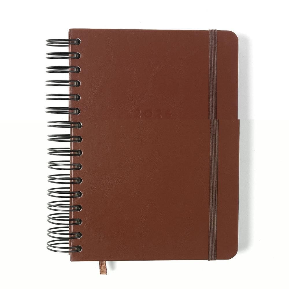 Agenda planner diária A5 Clássica Café 2026 - Cicero