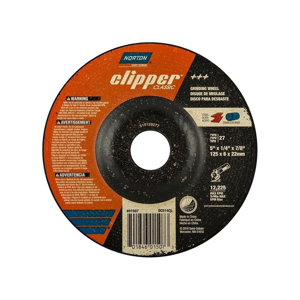 Rueda de esmeril Norton Clipper Classic 7x13 cm