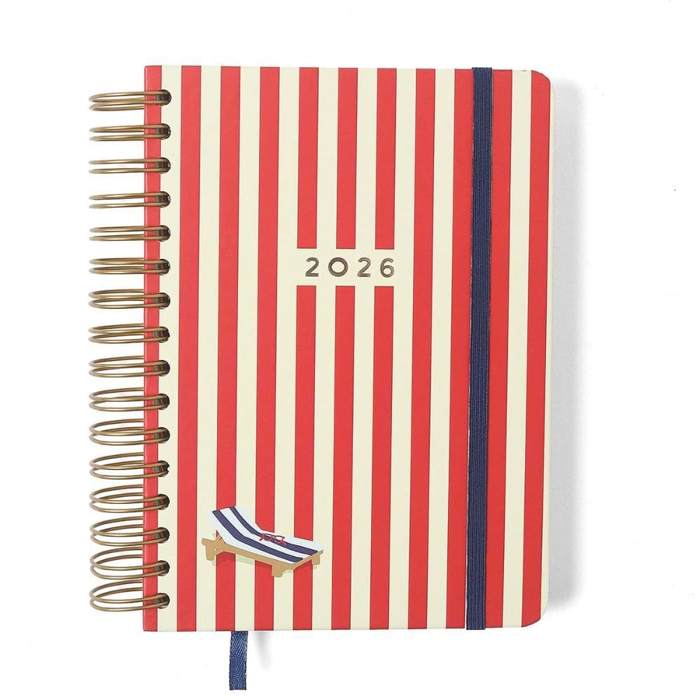Agenda planner diária A5 Praia Sol 2026 - Cicero