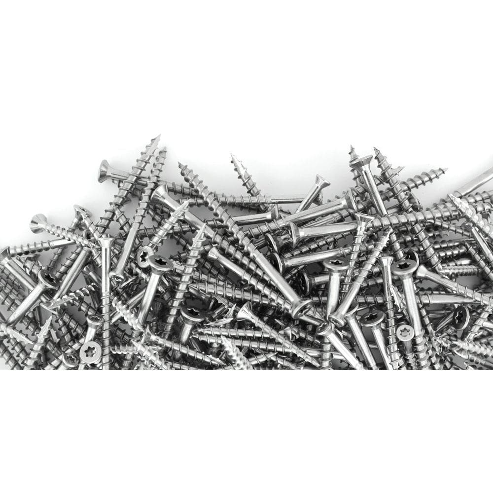 Parafusos de convés Starborn Industries em aço inoxidável 10x6cm 250p