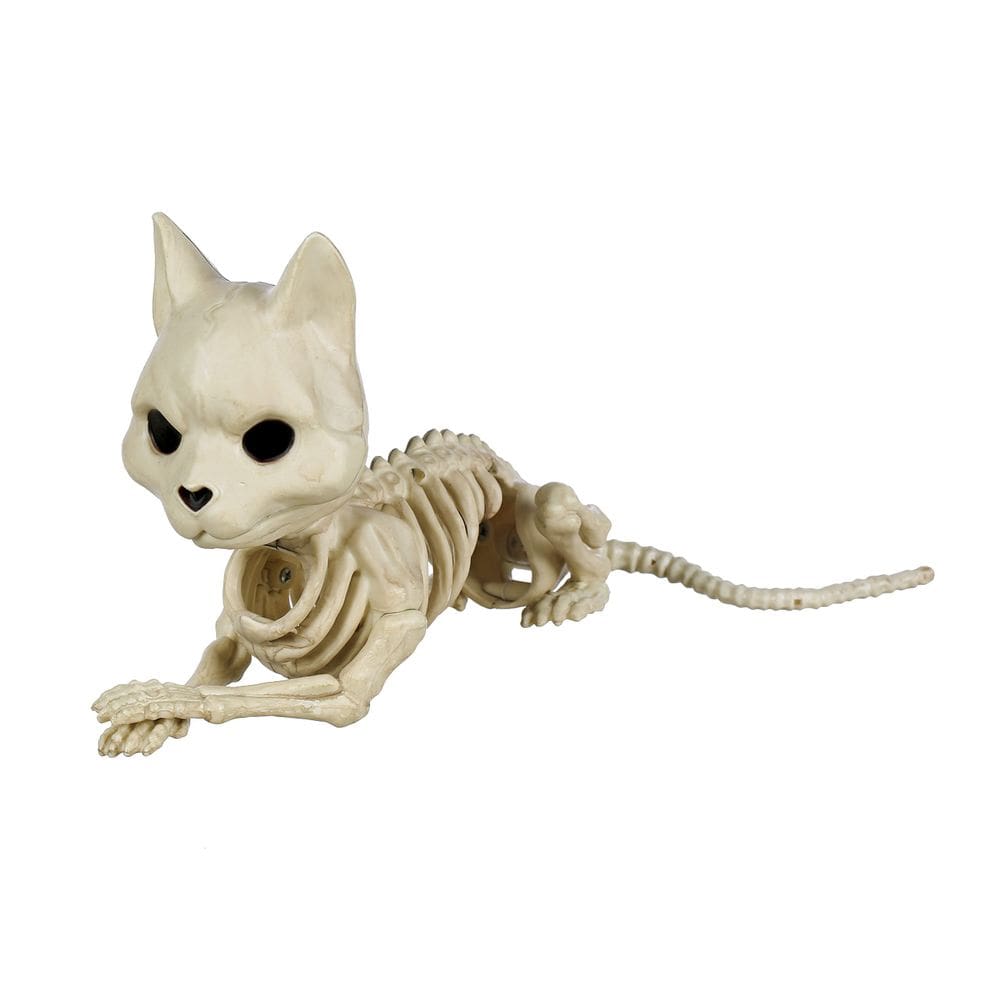 Boneco de brinquedo Crazy Bonez Skeleton Cat com 13 cm de altura