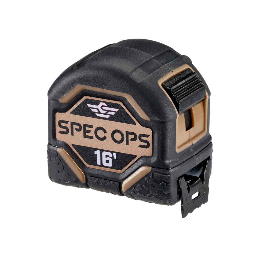 Fita métrica Spec Ops Tools de 5 m/16 pés com lâmina de dupla face
