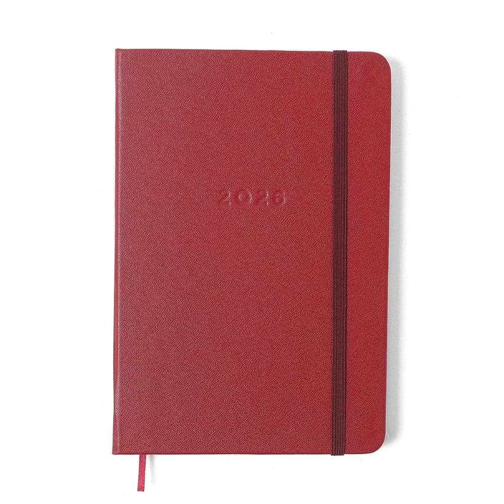 Agenda planner semanal 14x21 Clássica Vermelho 2026 Cicero